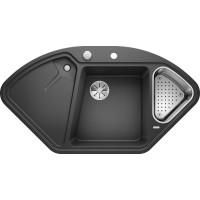 Каменная кухонная мойка Blanco DELTA II Антрацит угловая (523656)
