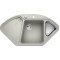 Каменная кухонная мойка Blanco DELTA II Жемчужный угловая (523659)