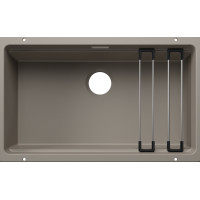 Кам'яна кухонна мийка Blanco ETAGON 700-U Сірий беж під стільницю без відвідної арматури (527769)