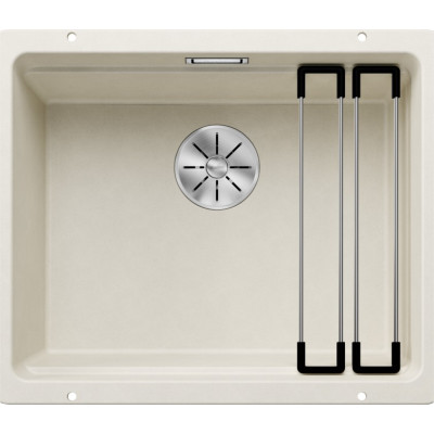Кам'яна кухонна мийка Blanco ETAGON 500-U Ніжний білий під стільницю (527075)