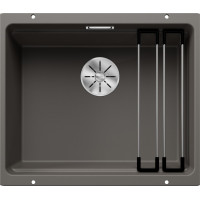 Каменная кухонная мойка Blanco ETAGON 500-U Вулканический серый под столешницу (527258)