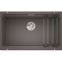 Кам'яна кухонна мийка Blanco ETAGON 700-U Темна скеля під стільницю (525168)