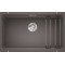 Кам'яна кухонна мийка Blanco ETAGON 700-U Темна скеля під стільницю (525168)