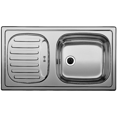 Кухонная мойка с нержавеющей стали Blanco FLEX mini, декор (512032)