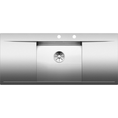Кухонна мийка з нержавіючої сталі Blanco FLOW 5S-IF з дзеркальним поліруванням (521637)