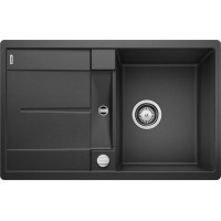 Каменная кухонная мойка Blanco METRA 45 S-F Антрацит в уровень со столешницей (519081)