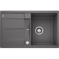 Каменная кухонная мойка Blanco METRA 45 S-F Темная скала в уровень со столешницей (519086)