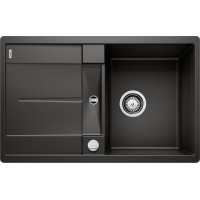 Каменная кухонная мойка Blanco METRA 45 S-F Черный в уровень со столешницей (525917)