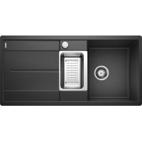 Каменная кухонная мойка Blanco METRA 6 S-F Антрацит в уровень со столешницей (519113)