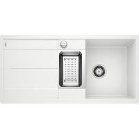 Каменная кухонная мойка Blanco METRA 6 S-F Белый в уровень со столешницей (519115)