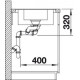 Каменная кухонная мойка Blanco METRA 6 S-F Антрацит в уровень со столешницей (519113)