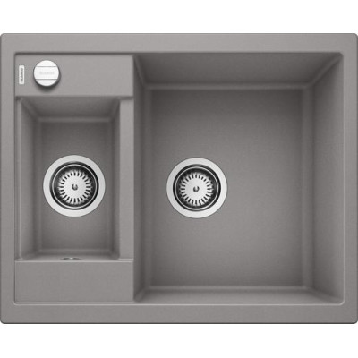Кам'яна кухонна мийка Blanco METRA 6-F Алюметалік в рівень зі стільницею (519135)