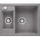 Кам'яна кухонна мийка Blanco METRA 6-F Алюметалік в рівень зі стільницею (519135)