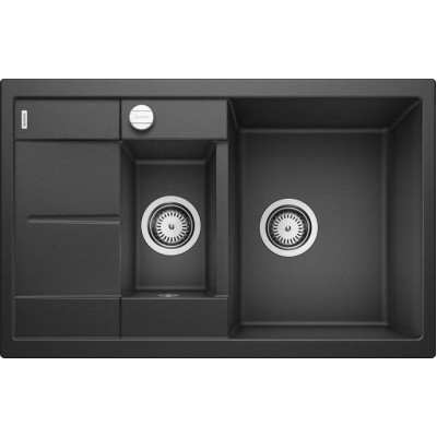 Кам'яна кухонна мийка Blanco METRA 6 S COMPACT Чорний (525925)