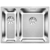 Кухонна мийка з нержавіючої сталі Blanco SOLIS 340/180-IF В рівень зі стільницею, чаша справа (526130)