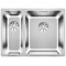 Кухонна мийка з нержавіючої сталі Blanco SOLIS 340/180-IF В рівень зі стільницею, чаша справа (526130)