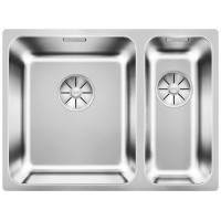 Кухонна мийка з нержавіючої сталі Blanco SOLIS 340/180-IF В рівень зі стільницею, чаша зліва (526131)