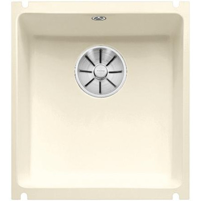 Керамічна кухонна мийка Blanco SUBLINE 375-U Глянцевий Магнолія, під стільницю (523727)
