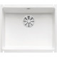 Керамічна кухонна мийка Blanco SUBLINE 500-U Глянцевий Білий, під стільницю (523733)