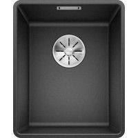 Каменная кухонная мойка Blanco SUBLINE 320-F Антрацит в уровень со столешницей (523416)