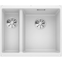 Каменная кухонная мойка Blanco SUBLINE 340/160-U Белый под столешницу чаша справа (523562)