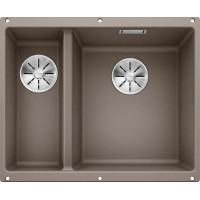 Кам'яна кухонна мийка Blanco SUBLINE 340/160-U Сірий беж під стільницю чаша праворуч (523565)