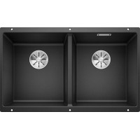 Кам'яна кухонна мийка Blanco SUBLINE 350/350-U Чорний під стільницю (525987)