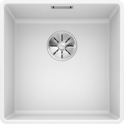 Кам'яна кухонна мийка Blanco SUBLINE 400-F Білий в рівень зі стільницею (523497)
