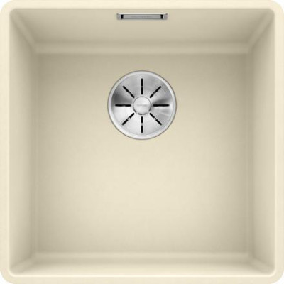 Каменная кухонная мойка Blanco SUBLINE 400-F Жасмин в уровень со столешницей (523498)