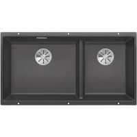 Кам'яна кухонна мийка Blanco SUBLINE 480/320-U Чорний під стільницю (525993)