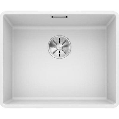 Каменная кухонная мойка Blanco SUBLINE 500-F Белый в уровень со столешницей (523535)