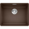 Каменная кухонная мойка Blanco SUBLINE 500-F Кофе в уровень со столешницей (523537)
