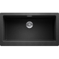 Кам'яна кухонна мийка Blanco VINTERA XL 9-UF Антрацит, під стільницю (526101)