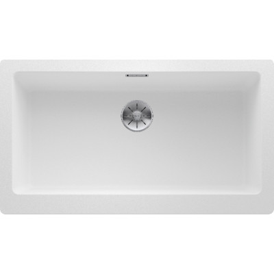 Кам'яна кухонна мийка Blanco VINTERA XL 9-UF Білий, під стільницю (526105)