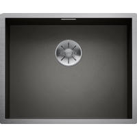 Кухонна мийка з нержавіючої сталі Blanco ZEROX 500-U Dark Steel під стільницю (526243)