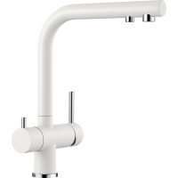 Кухонний кам'яний змішувач Blanco FONTAS II Білий (523134)