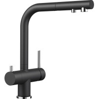 Кухонний кам'яний змішувач Blanco FONTAS-S II Антрацит (525200)