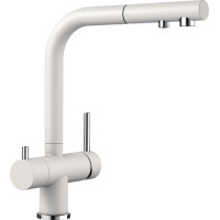 Кухонний кам'яний змішувач Blanco FONTAS-S II Білий (525204)