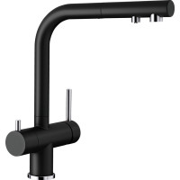 Кухонний кам'яний змішувач Blanco FONTAS-S II Чорний (526158)