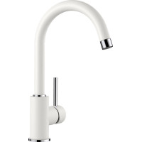 Кухонний кам'яний змішувач Blanco MIDA Білий (519418)